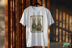 Vintage St Patrick&#039;s Day Bunnies Card Product Image 3