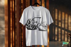 Vintage Woman Crying Sublimation Clipart Product Image 3