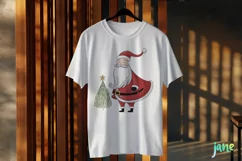 Whimsical Santa Christmas PNG Clipart Product Image 3