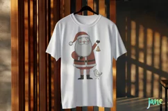 Whimsical Santa Christmas PNG Clipart Product Image 3