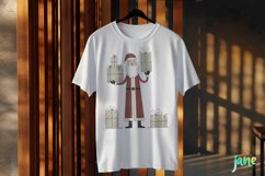 Whimsical Santa Christmas PNG Clipart Product Image 3