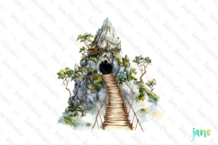 Watercolor Pirate Clipart Product Image 1
