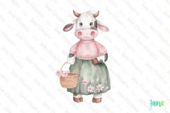 Rustic Vintage Farmhouse Spring Charm Clipart Product Image 1