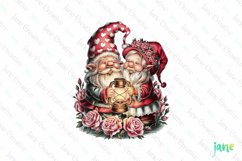Valentine Gnome Couple Sublimation Product Image 1