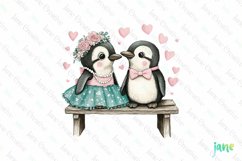 Valentine Animals Sublimation Clipart Product Image 1
