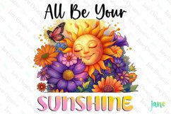 Positive Sunshine Quotes Sublimation Product Image 1