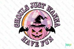 Retro Pastel Halloween Clipart Product Image 1