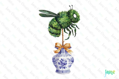 Easter Bee Chinoiserie Clipart Product Image 1