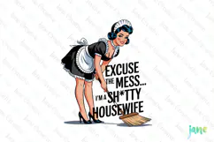 Funny Pin-up Girl Quotes PNG Clipart Product Image 1