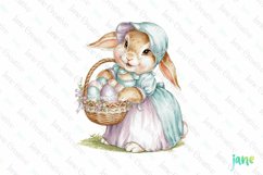Vintage Easter Bunny Clipart Product Image 1