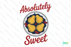 Absolutely Sweet Food Print Poster SVG PNG Product Image 1