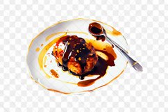 Asia Foods Watercolor Sublimation Clipart Product Image 2