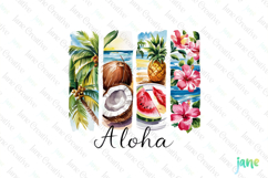 Aloha-Summer Brushstroke Clipart Product Image 1