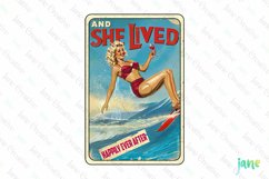 Funny Pin-up Quote Poster Clipart Product Image 1