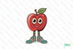 Apple Mascot Clipart Product Image 1