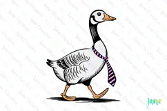 Silly Goose SVG PNG Sublimation Clipart Product Image 1