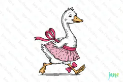 Silly Goose SVG PNG Sublimation Clipart Product Image 1