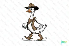 Silly Goose SVG PNG Sublimation Clipart Product Image 1