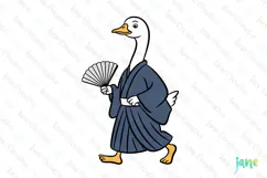 Silly Goose SVG PNG Sublimation Clipart Product Image 1