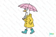 Silly Goose SVG PNG Sublimation Clipart Product Image 1