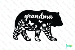 Mama Bear SVG PNG Clipart Product Image 1