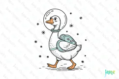 Silly Goose SVG PNG Sublimation Clipart Product Image 1