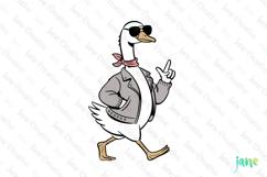 Silly Goose SVG PNG Sublimation Clipart Product Image 1