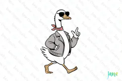 Silly Goose SVG PNG Sublimation Clipart Product Image 1