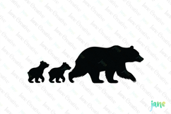 Mama Bear SVG PNG Clipart Product Image 1