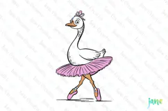 Silly Goose SVG PNG Sublimation Clipart Product Image 1