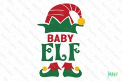 Christmas Baby ELF SVG Product Image 1