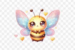 Bee Valentine’s Day Sublimation Clipart Product Image 3