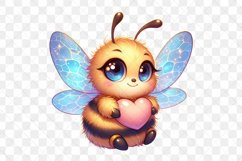 Bee Valentine’s Day Sublimation Clipart Product Image 3