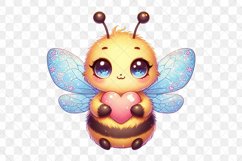 Bee Valentine’s Day Sublimation Clipart Product Image 3