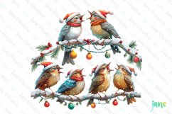 Birds In Holiday Christmas Sublimation Product Image 1