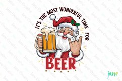 Christmas Beers Sublimation Clipart Product Image 1