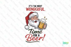 Christmas Beers Sublimation Clipart Product Image 1