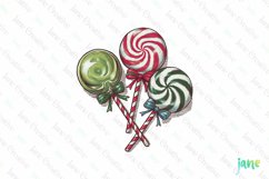 Christmas Candy Sublimation Clipart Product Image 1