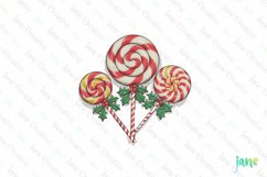Christmas Candy Sublimation Clipart Product Image 1