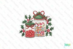 Christmas Candy Sublimation Clipart Product Image 1