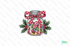 Christmas Candy Sublimation Clipart Product Image 1
