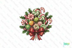 Christmas Candy Sublimation Clipart Product Image 1
