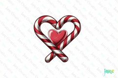 Christmas Candy Sublimation Clipart Product Image 1