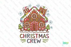 Christmas Crew Christmas Gingerbread Sublimation Product Image 1