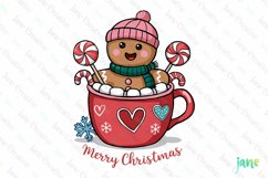 Merry Christmas Gingerbread Sublimation Product Image 1