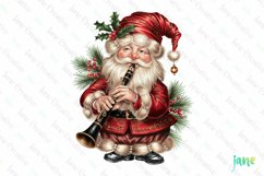 Christmas Gnome Musicians Sublimation Clipart Product Image 1