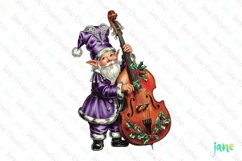 Christmas Gnome Musicians Sublimation Clipart Product Image 1