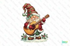 Christmas Gnome Musicians Sublimation Clipart Product Image 1