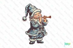 Christmas Gnome Musicians Sublimation Clipart Product Image 1