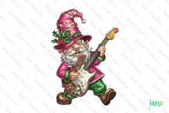Christmas Gnome Musicians Sublimation Clipart Product Image 1